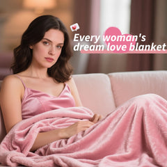 gogobunny manta dos lados sherpa rosa ofrece calor suave