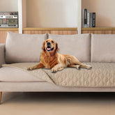 Gogobunny manta impermeable tres veces resistente, frente, protege muebles de arañazos y manchas.