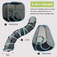 GONPETGP catio exterior, cubo para gatos, ofrece espacio para descanso y socialización.