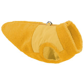 Gooby chaleco sherpa con cierre integrado, ideal para paseos sin esfuerzo.
