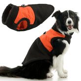 Gooby Zip Up Sherpa Vest frente con anilla en D para seguridad en paseos.