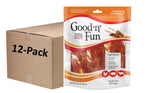 GOOD N FUN empaquetado de alitas con sabor triple para perros, snack duradero.