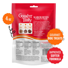 Good 'n' Tasty Kabob Bites con pato, opción proteínica para perros.