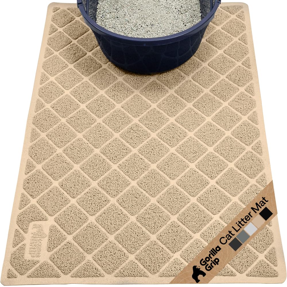 Gorilla Grip: alfombra de arenero con malla espiral para atrapar la arena