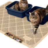 GORILLA GRIP alfombrilla para arena de gato 47x35 atrapa polvo y reduce el desorden.