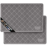 Alfombrilla Gorilla Grip para arenero de gato, juego de 2, atrapa arena y mantiene suelos limpios.