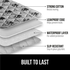 gorilla grip almohadilla 4-capas, protege contra derrames y mantiene las zonas secas