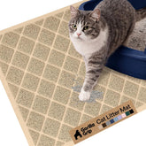 Gorilla Grip tapete recolector de arena con malla para gatos.