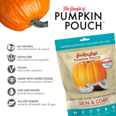 Grandma Lucy's Pumpkin Pouch, mezclar con agua para merienda rápida.