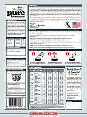 Grandma Lucys PUREformance Pre-Mix sin granos, ingredientes limitados para una dieta natural.
