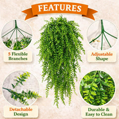 Grddaef lianas de jungla para terrario, ideal para trepar.