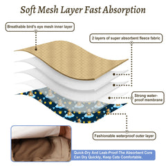 Grecle pañales con membrana impermeable interior para evitar filtraciones