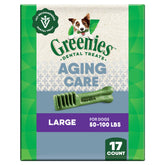 Greenies Aging Care dulces dentales para perro grande con diseño tipo cepillo