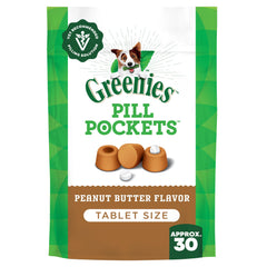 Greenies bolsitas para pastillas de perro, tamaño pequeño y sabor a maní.