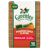 Greenies dentales para perros, paquete de 12oz, cuidado diario de la boca.