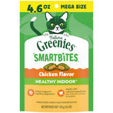Greenies Feline Smartbites, empaque práctico para premiar gatos con porciones controladas