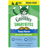 Greenies Feline Smartbites empaque práctico para consumo diario.