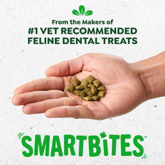 Greenies Feline Smartbites sabor atún para paladares exigentes.