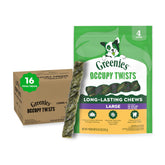 Greenies Occupy Twists: golosinas naturales para perros grandes que invitan a masticar más tiempo