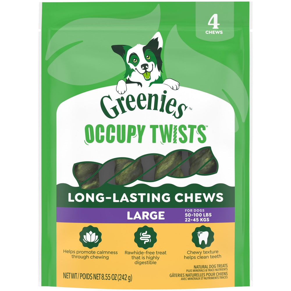 Greenies Occupy Twists palitos masticables para perros, ideal para masticar