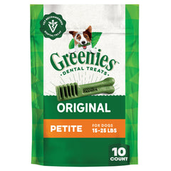 Greenies: paquete original Petite de 6 oz, recompensa dental para perros pequeños