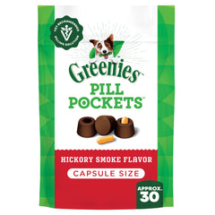 Greenies Pill Pockets gran empaque exterior, premio fácil de usar para perros.