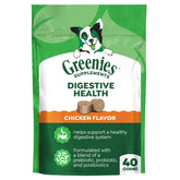 Gommes Greenies Santé Digestive en pochette pratique pour usage quotidien.