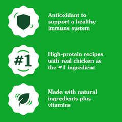 Greenies Smart Topper Guisantes: textura agradable que complementa la dieta sin granos.
