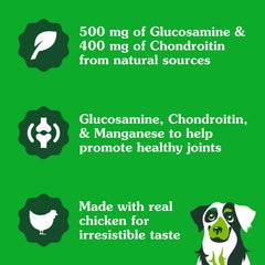Greenies textura suave, fácil de masticar para perros.