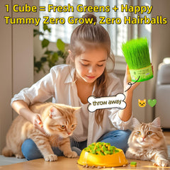 GREMBEB pellet hierba con aceite de pescado para gatos