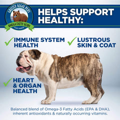 Pelaje suave y saludable gracias a Grizzly Algal Plus Omega 3-6-9
