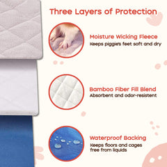 GuineaDad base-impermeable para jaula protege contra filtraciones