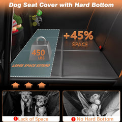 Gusil funda de asiento trasero impermeable protege tapizados y facilita limpieza.