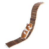 Puente de madera Gvhntk para hamster, facilita exploración y juego