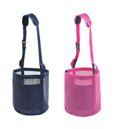 Bolsa Gydoty de alimento para caballo con malla resistente, evita desperdicios.