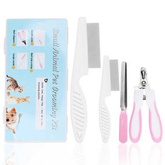 HAEZU conjunto de cuidado para conejillos y conejos, completo para cepillado diario.