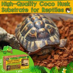 Halatool chips de coco, textura para serpientes que excavan naturalmente.
