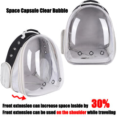 halinfer mochila-gato-ventana-capsula-transparente facilita observar tu mascota
