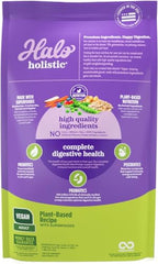 Halo Holistic dieta basada en plantas para perro adulto, apoyo digestivo en su día a día