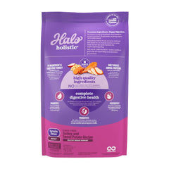 Halo Holístico ingredientes de alta calidad para una nutrición equilibrada del perro.