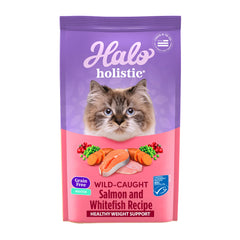 Halo Holistic con salmón salvaje y pescado blanco para energía diaria.