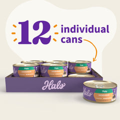 Halo paté con alto contenido de humedad para una hidratación adicional.