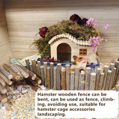 Hamiledyi escalera flexible para hámster, facilita subir y moverse.
