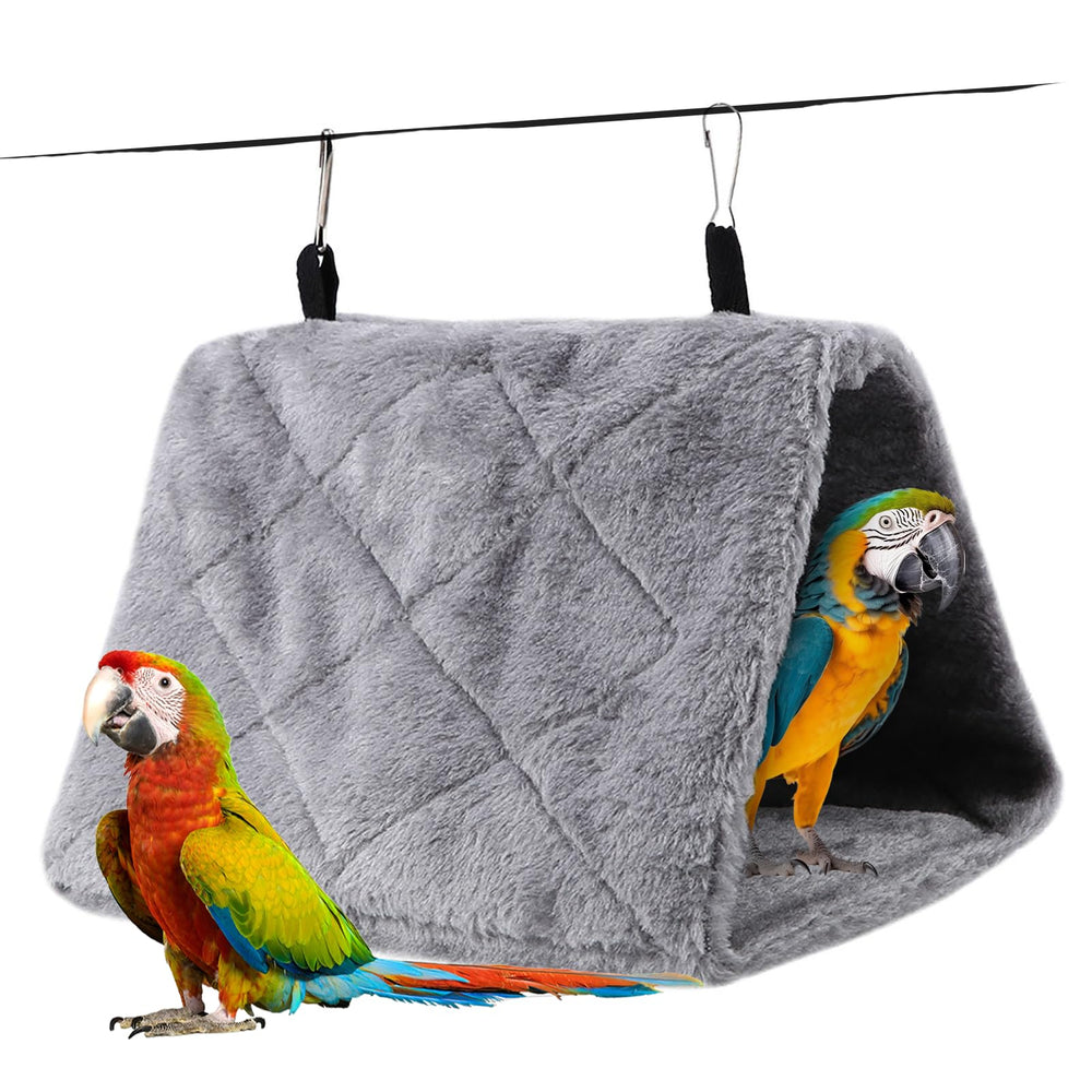 Haosie nido calido frente: refugio suave para aves en jaula