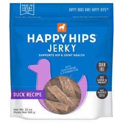 Happy Hips Tiras de Pato: ingredientes reales para perros activos.