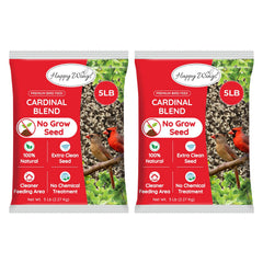 Happy Wings Cardinal Blend, bolsa de semillas, atrae aves silvestres con semillas limpias y nutritivas.