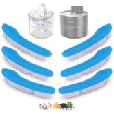 Filtro HAPUP en forma de arco para fuente felina, mejora la purificación del agua.