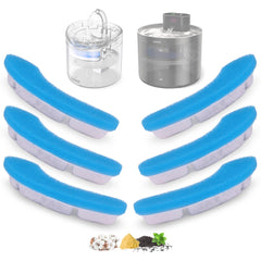 Filtro HAPUP en forma de arco para fuente felina, mejora la purificación del agua.