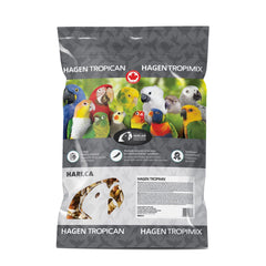 Hari Tropimix en envase de 8 lb para aves pequeñas, listo para servir