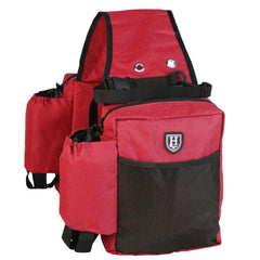 Bolsa Harrison Howard para silla Western en nylon, almacenamiento lateral práctico.